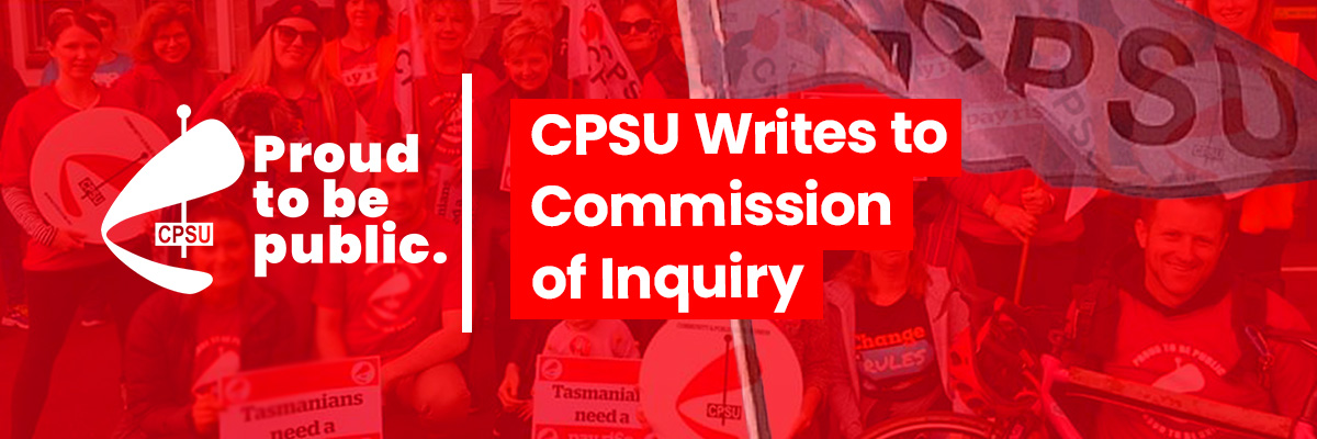 CPSU Writes to Commission of Inquiry on Abuse in Institutional Settings6 minute read